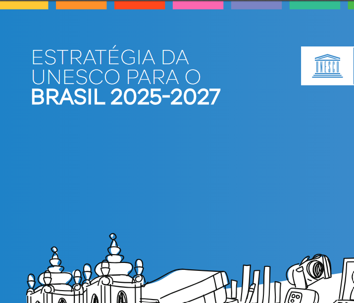 Capa de Estratégia da UNESCO para o Brasil 2025–2027