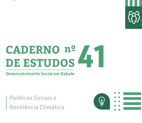 Capa de "Políticas Sociais e Resiliência Climática"