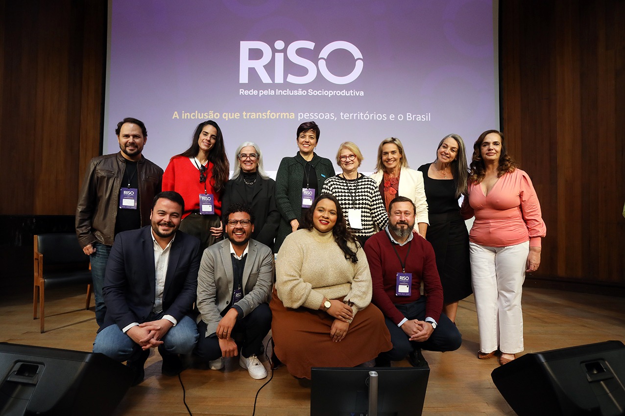 Capa de Lançamento RISO - Rede pela Inclusão Socioprodutiva